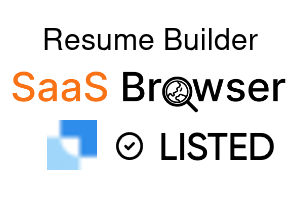 Resume Builder - SaaS Browser Verified Badge