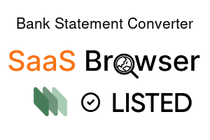 Bank Statement Converter - SaaS Browser Verified Badge