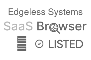 Edgeless Systems - SaaS Browser Verified Badge
