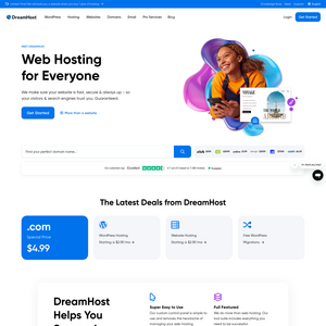 DreamHost Screenshot