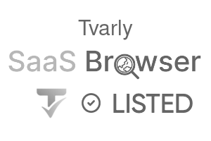 Tvarly - SaaS Browser Verified Badge