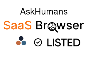 AskHumans - SaaS Browser Verified Badge