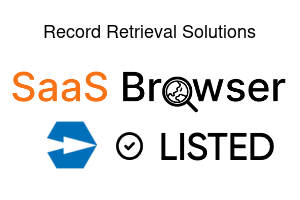 Record Retrieval Solutions - SaaS Browser Verified Badge