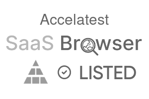 Accelatest - SaaS Browser Verified Badge