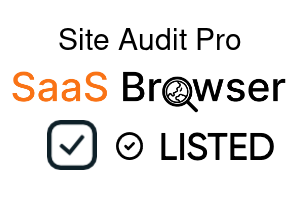 Site Audit Pro - SaaS Browser Verified Badge