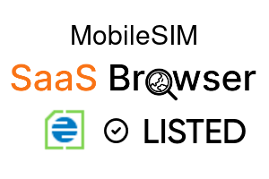 MobileSIM - SaaS Browser Verified Badge