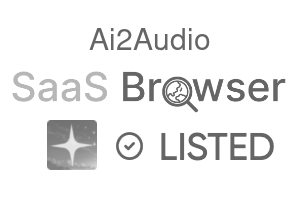 Ai2Audio - SaaS Browser Verified Badge