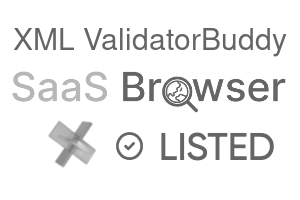 XML ValidatorBuddy - SaaS Browser Verified Badge
