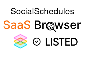 SocialSchedules - SaaS Browser Verified Badge