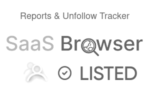 Reports & Unfollow Tracker - SaaS Browser Verified Badge