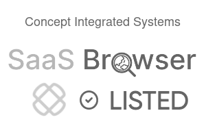 Concept Integrated Systems - SaaS Browser Verified Badge