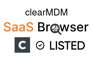 clearMDM - SaaS Browser Verified Badge
