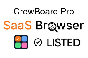 CrewBoard Pro - SaaS Browser Verified Badge