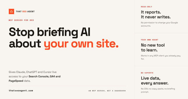 That SEO Agent Screenshot 1