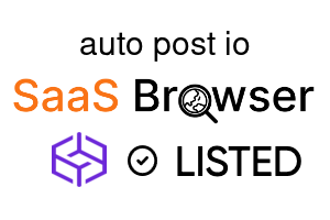 auto post io - SaaS Browser Verified Badge