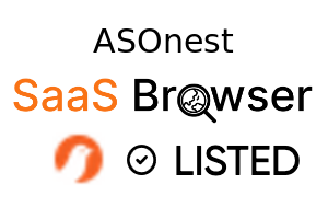 ASOnest - SaaS Browser Verified Badge