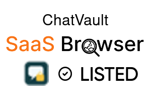 ChatVault - SaaS Browser Verified Badge