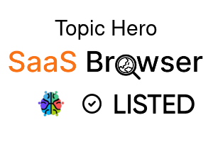 Topic Hero - SaaS Browser Verified Badge