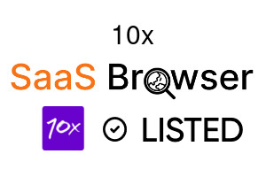 10x - SaaS Browser Verified Badge
