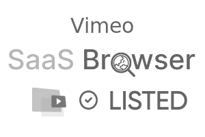 Vimeo - SaaS Browser Verified Badge