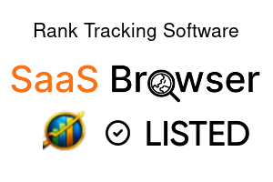 Rank Tracking Software - SaaS Browser Verified Badge
