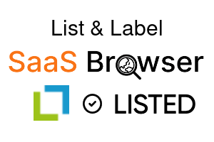 List & Label - SaaS Browser Verified Badge