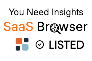 You Need Insights - SaaS Browser Verified Badge