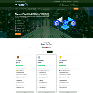 HostanCloud Screenshot