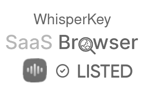 WhisperKey - SaaS Browser Verified Badge
