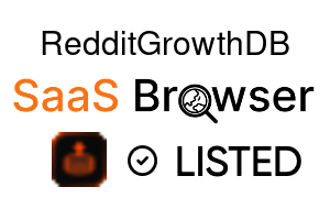 RedditGrowthDB - SaaS Browser Verified Badge