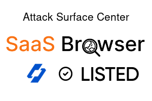 Attack Surface Center - SaaS Browser Verified Badge