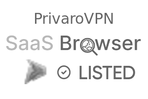 PrivaroVPN - SaaS Browser Verified Badge