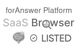 forAnswer Platform - SaaS Browser Verified Badge