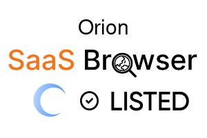 Orion - SaaS Browser Verified Badge