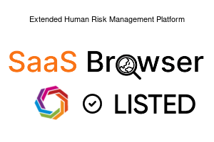 Extended Human Risk Management Platform - SaaS Browser Verified Badge