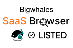 Bigwhales - SaaS Browser Verified Badge