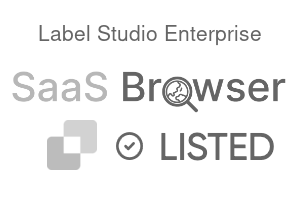 Label Studio Enterprise - SaaS Browser Verified Badge