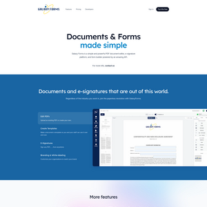 Galaxy Forms Screenshot