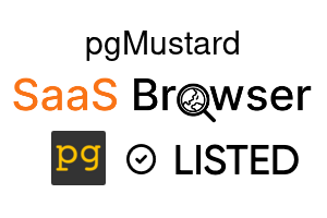 pgMustard - SaaS Browser Verified Badge