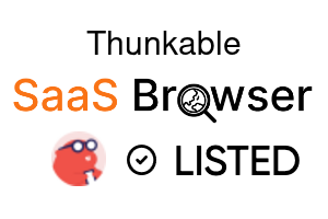 Thunkable - SaaS Browser Verified Badge