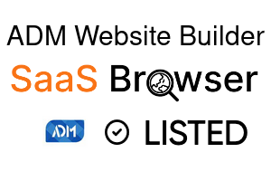 ADM Website Builder - SaaS Browser Verified Badge