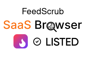 FeedScrub - SaaS Browser Verified Badge