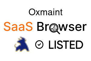 Oxmaint - SaaS Browser Verified Badge
