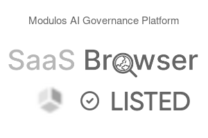 Modulos AI Governance Platform - SaaS Browser Verified Badge