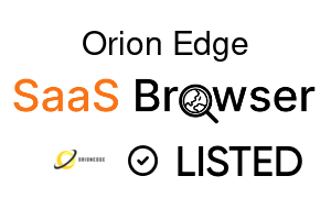 Orion Edge - SaaS Browser Verified Badge