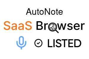 AutoNote - SaaS Browser Verified Badge