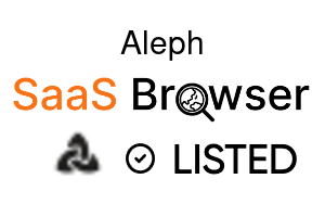 Aleph - SaaS Browser Verified Badge