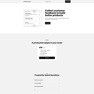 Feedback Collector Screenshot