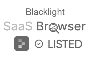Blacklight - SaaS Browser Verified Badge