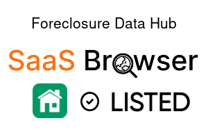 Foreclosure Data Hub - SaaS Browser Verified Badge